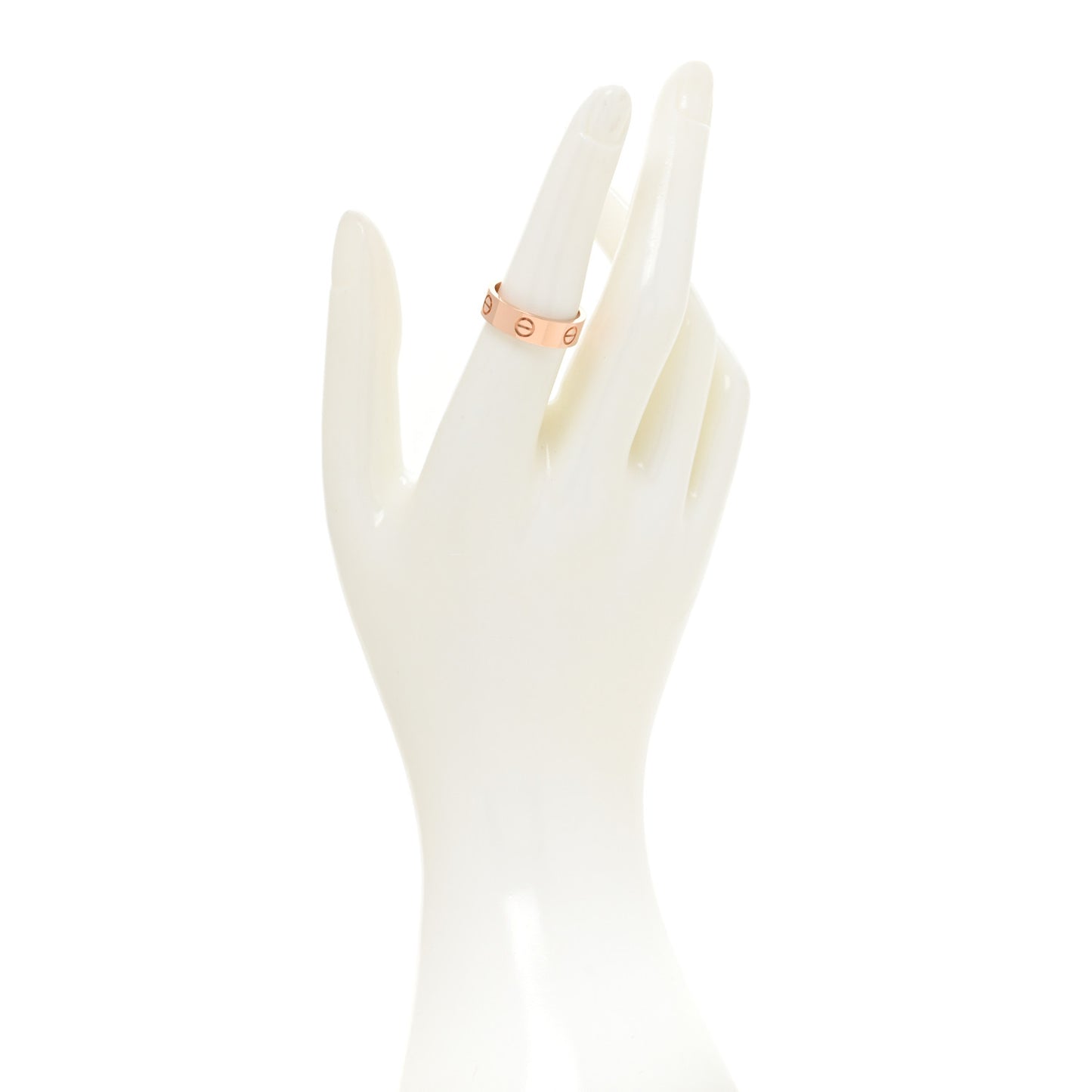 18K Pink Gold 5.5mm LOVE Ring 55 7.25