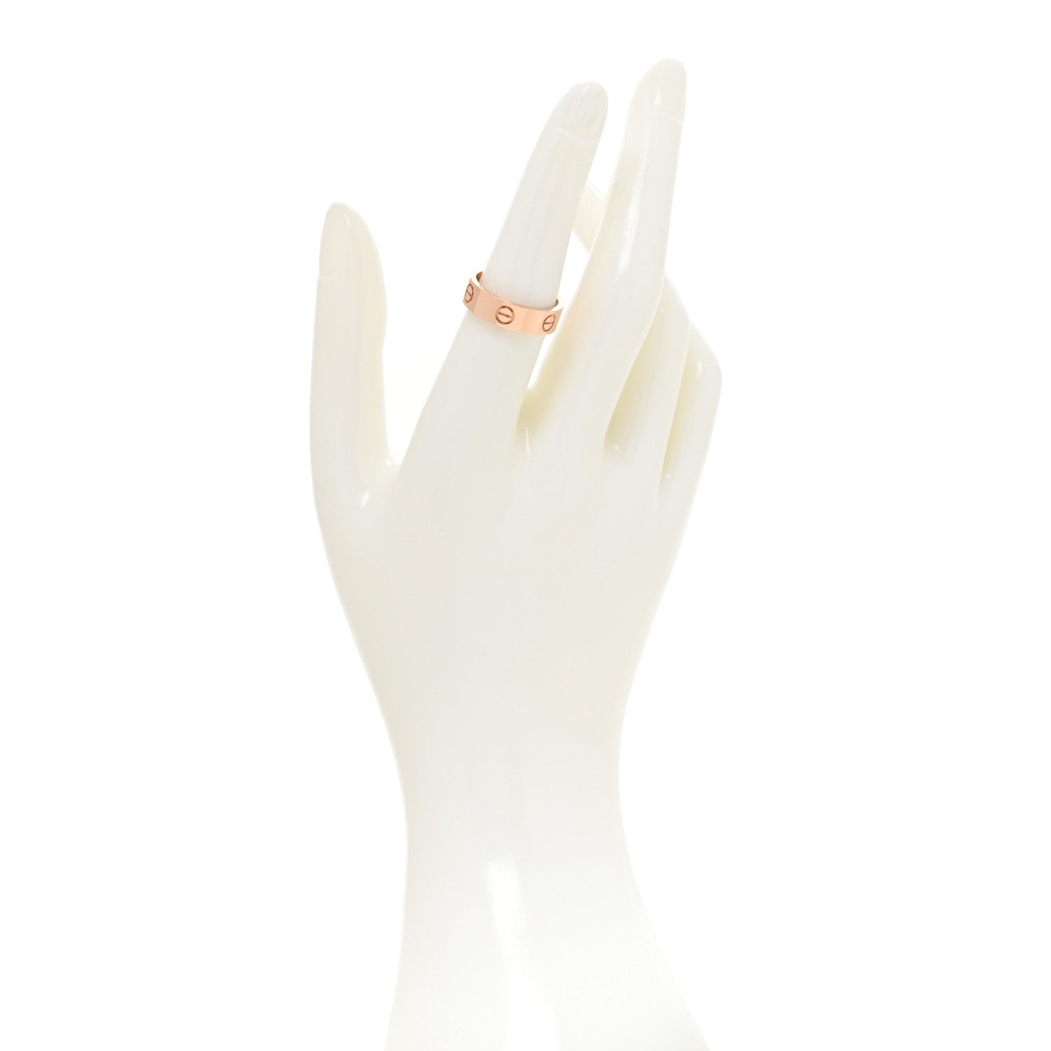 Cartier 18K Pink Gold 5.5mm LOVE Ring 55 7.25 2 of 5