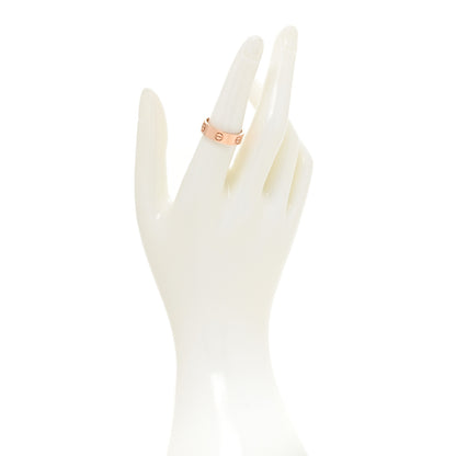Cartier 18K Pink Gold 5.5mm LOVE Ring 55 7.25 2 of 5