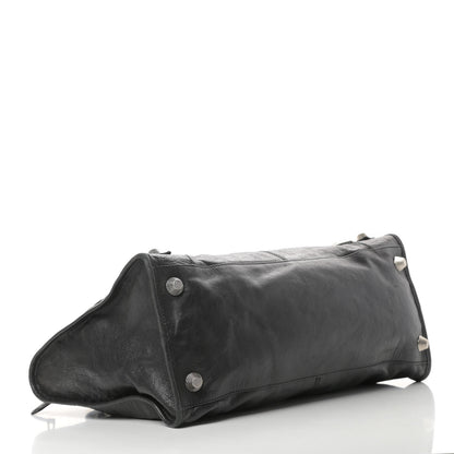 Balenciaga Agneau Giant 21 Silver Hardware Work Black 4 of 18