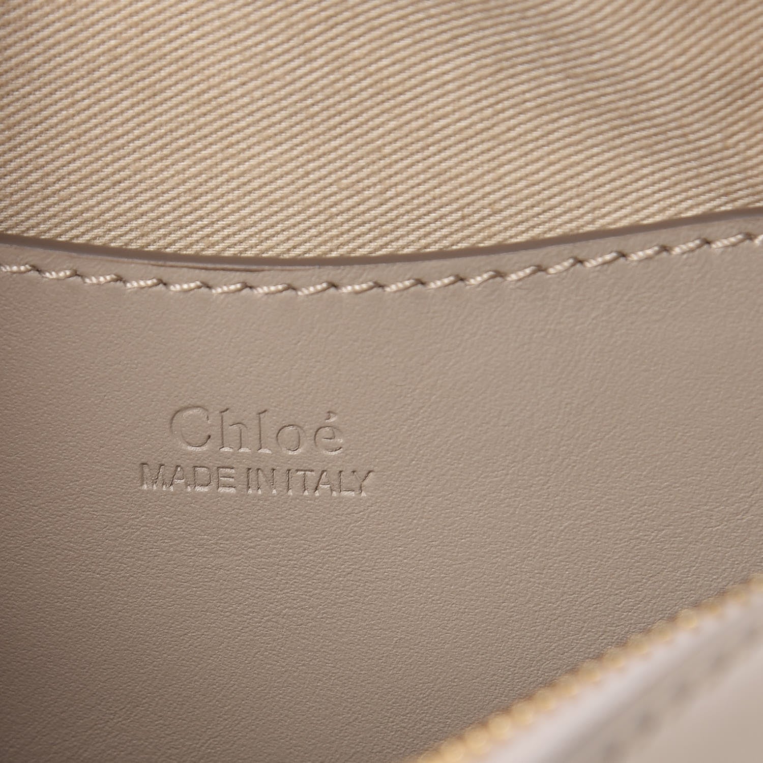 Chloe Smooth Calfskin Little Horses Embroidered Signature Belt Bag Pastel Grey 6 of 9
