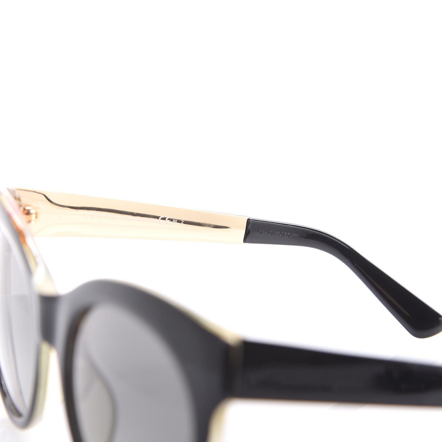 Gucci Cat Eye Sunglasses GG 3740/S Black 5 of 8