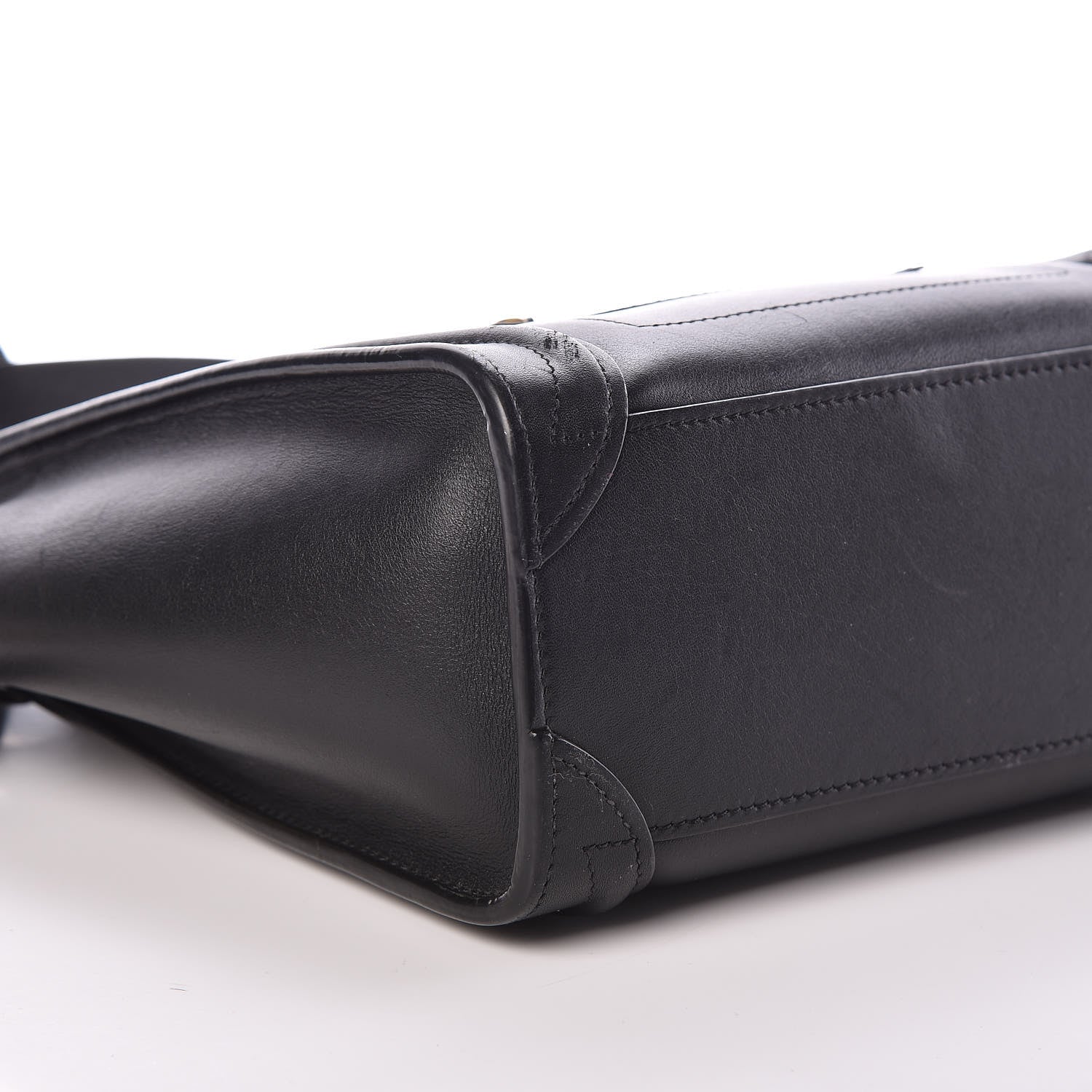 Celine Smooth Calfskin Nano Luggage Black 11 of 12
