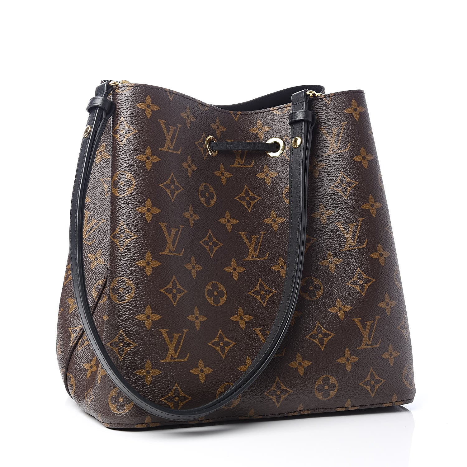Louis Vuitton Monogram Neonoe MM Black 3 of 9