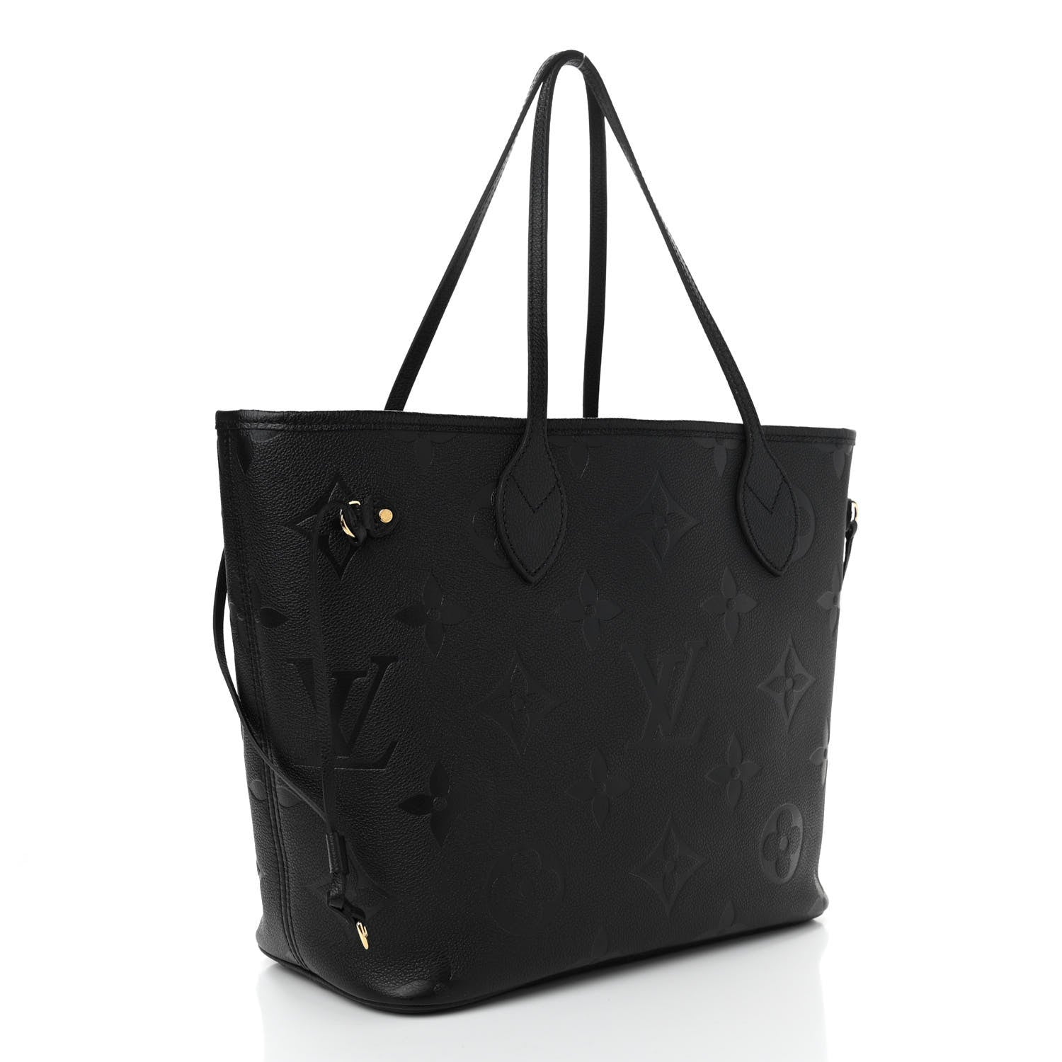 Louis Vuitton Empreinte Monogram Giant Neverfull MM Black 4 of 9