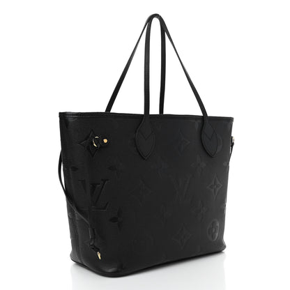Louis Vuitton Empreinte Monogram Giant Neverfull MM Black 4 of 9