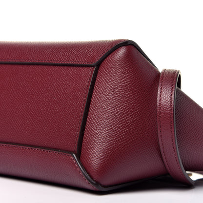 Celine Grained Calfskin Nano Belt Bag Burgundy 9 of 9