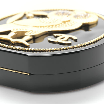 Chanel Resin Crystal CC Owl Black 9 of 9