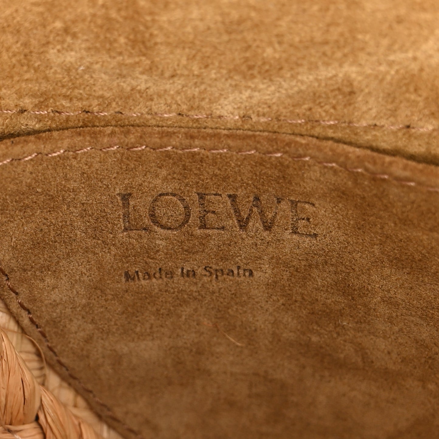 Calfskin Raffia Small Gate Crossbody Bag Natural Tan