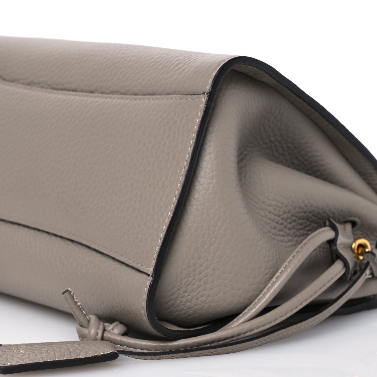 Mulberry Heavy Grain Small Iris Tote Solid Grey 10 of 13