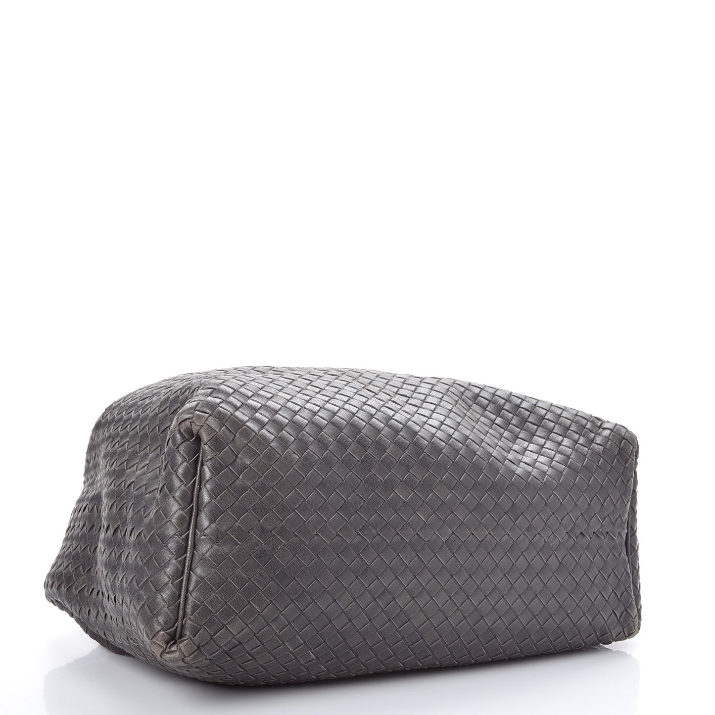 Nappa Intrecciato Sloane Hobo Ferro Gray