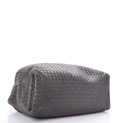 Bottega Veneta Nappa Intrecciato Sloane Hobo Ferro Gray 4 of 20