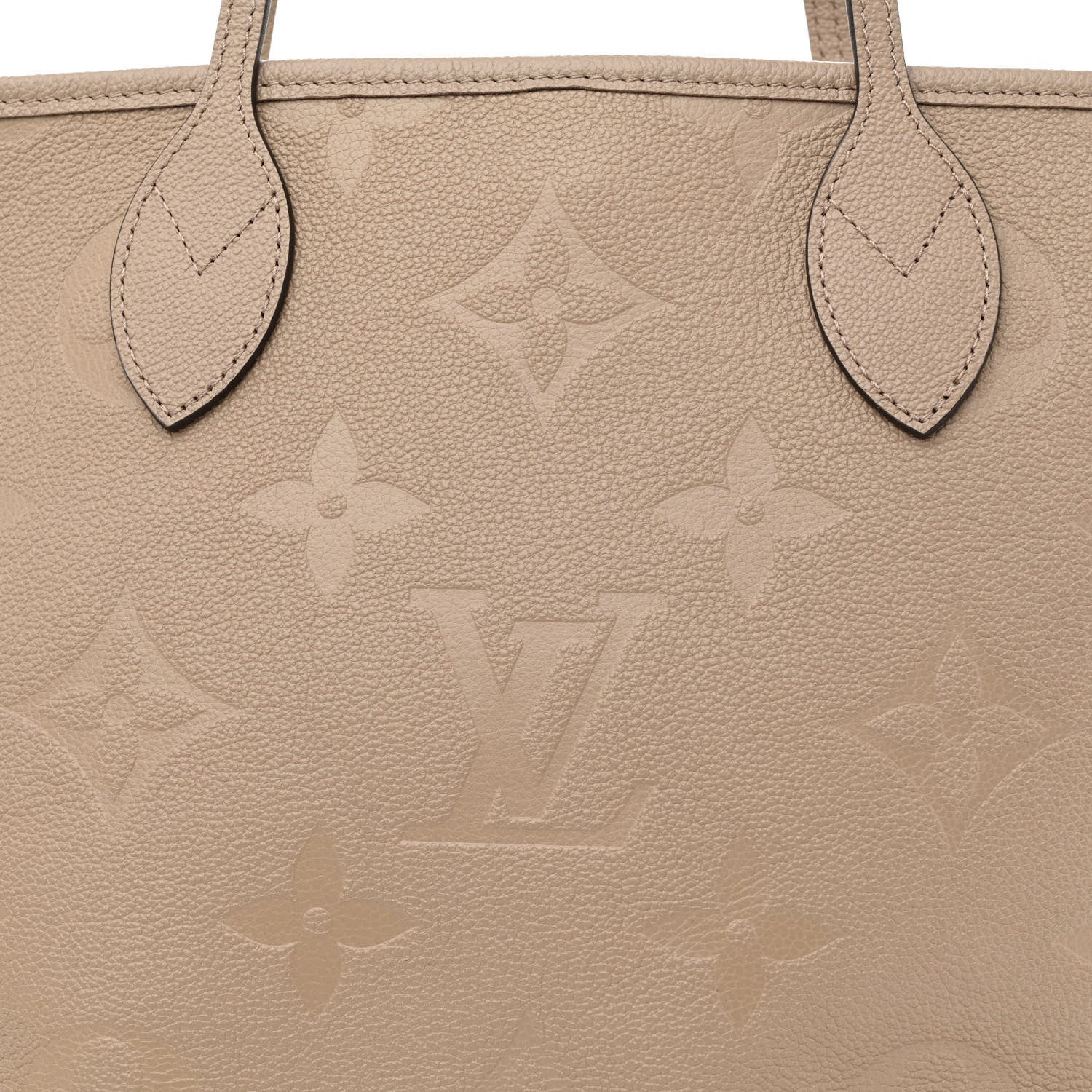 Louis Vuitton Empreinte Monogram Giant Neverfull MM Tourterelle 9 of 12