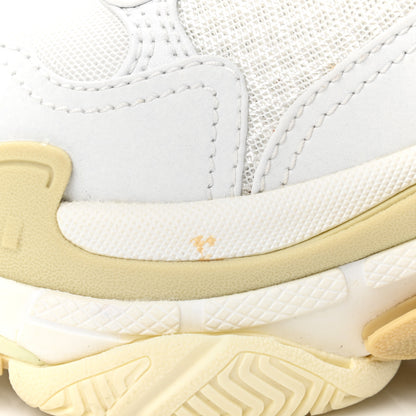 Balenciaga Fabric Mesh Womens Triple S Sneakers 35 White 9 of 9