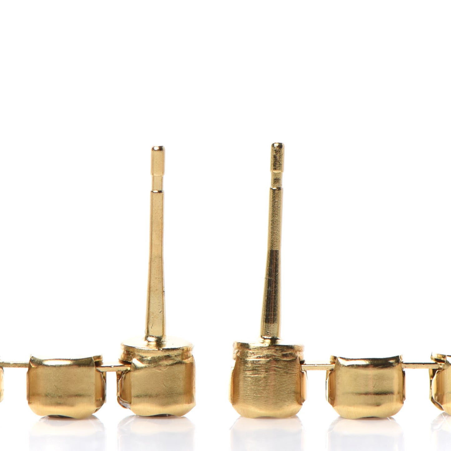 CC Crystal Drop Earrings Gold