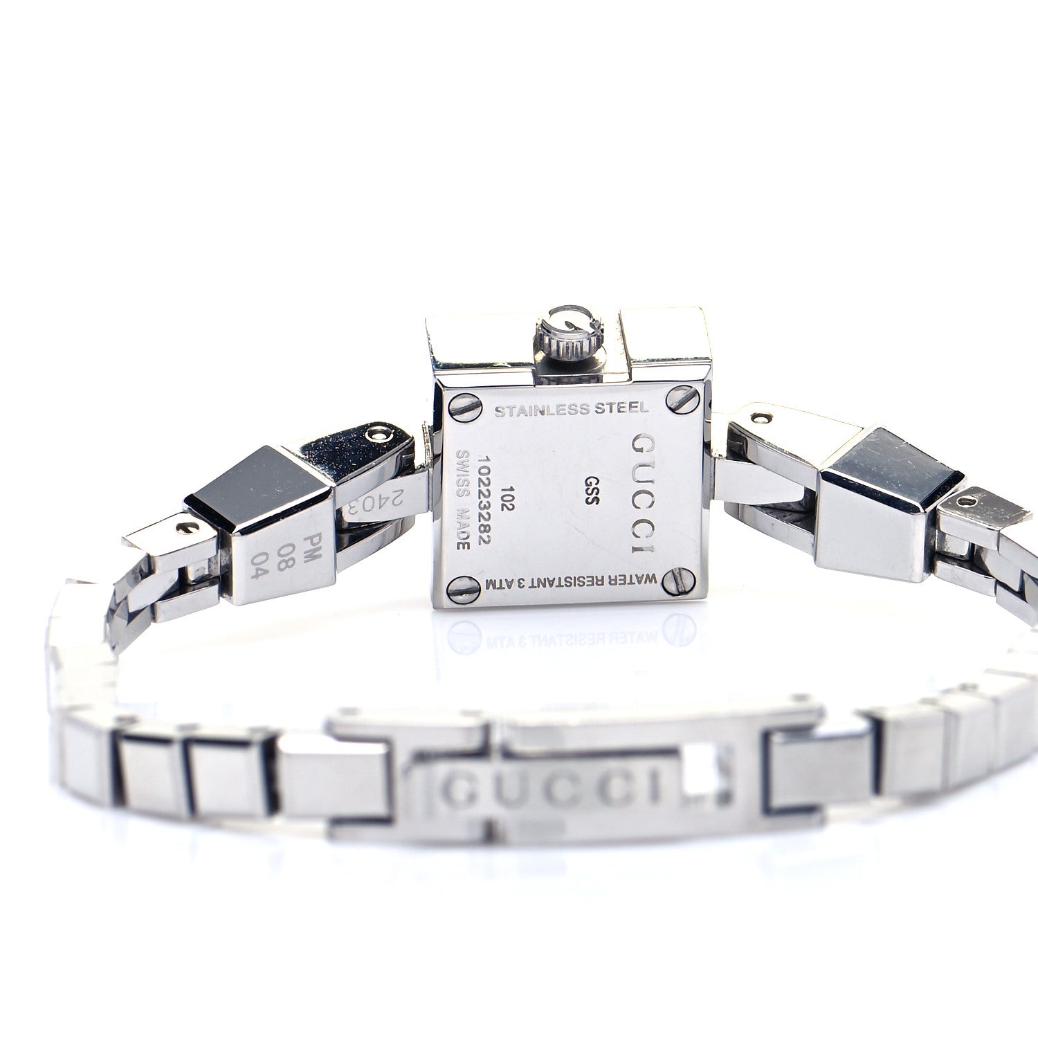 Gucci Stainless Steel 14mm 102 G-Mini Quartz Watch Black 4 of 5