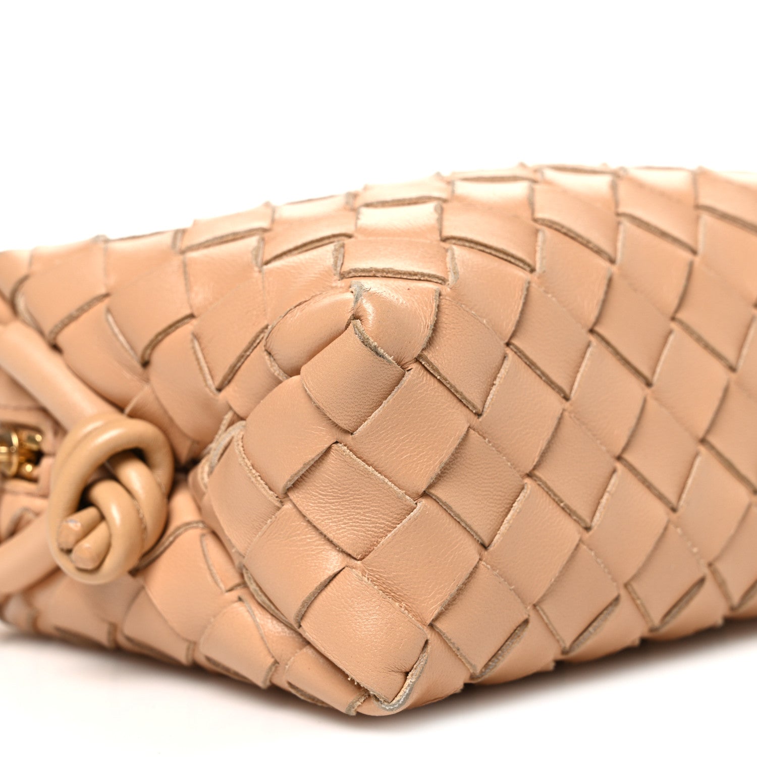 Bottega Veneta Nappa Intrecciato Mini Loop Camera Bag Almond 8 of 9