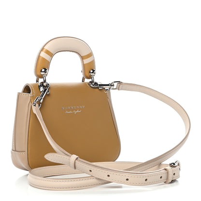 Burberry Trench Calfskin Mini DK88 Top Handle Bag Honey Ochre Yellow 2 of 8