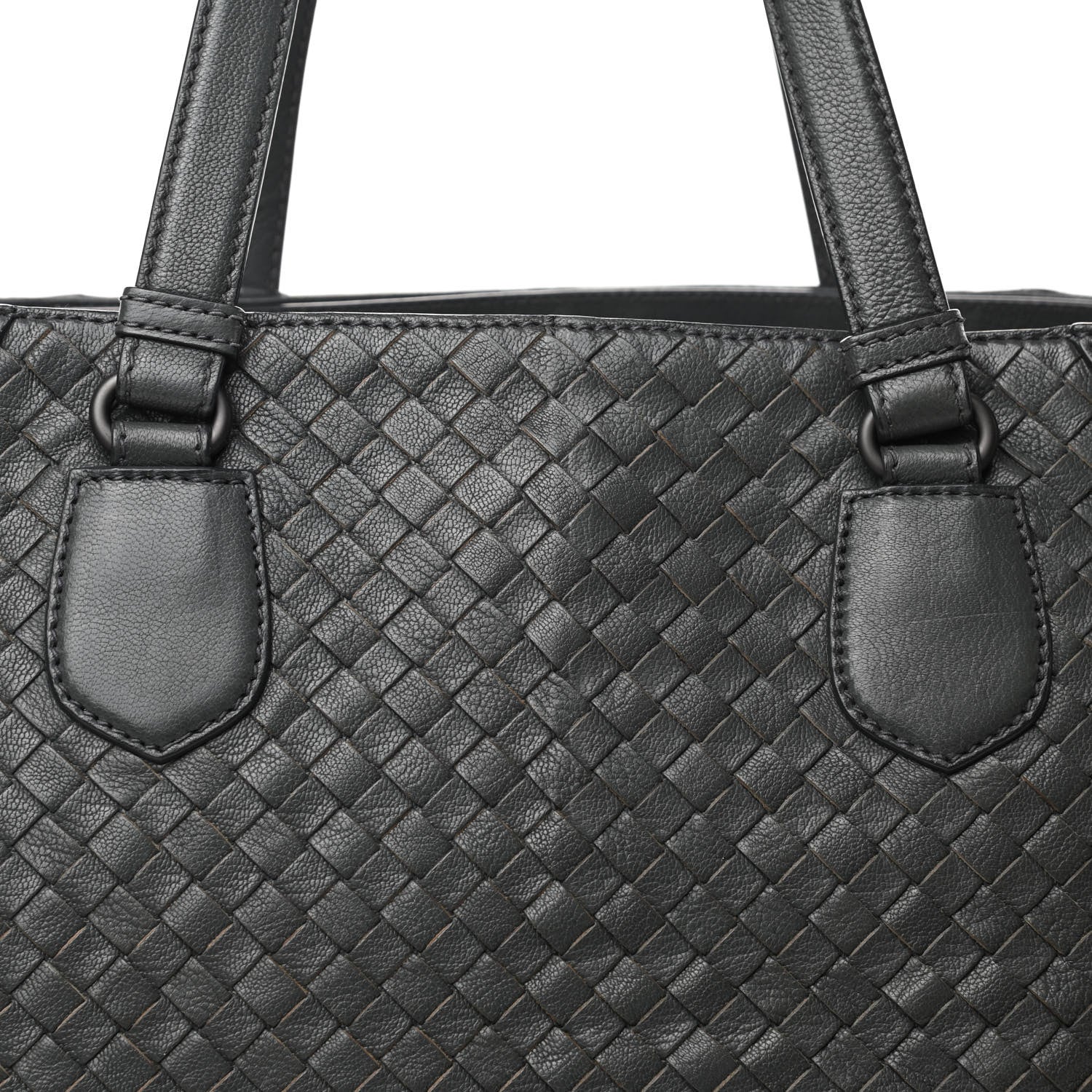 Bottega Veneta Nappa Intrecciato Large Top Handle Tote Grey 9 of 14