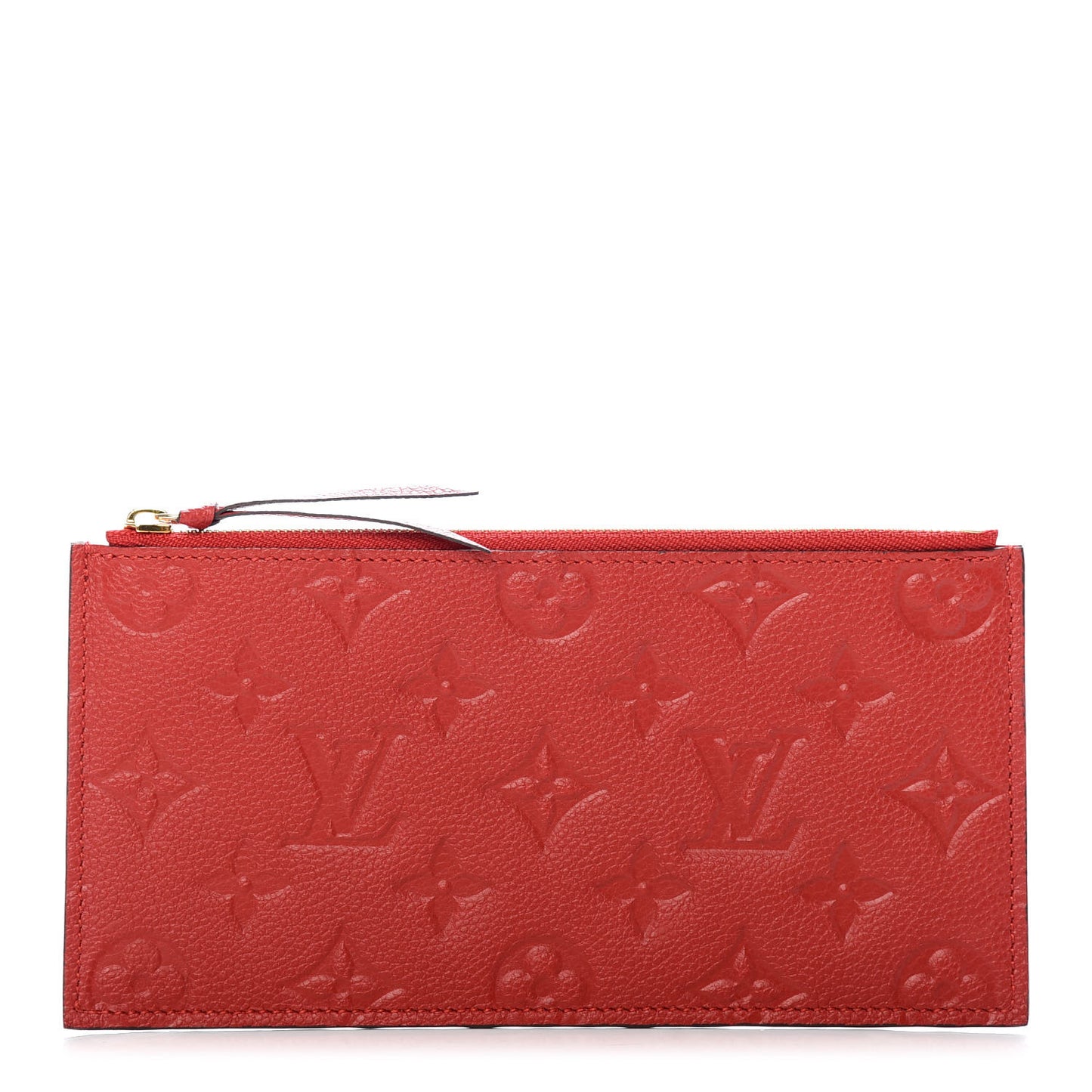 Empreinte Felicie Chain Wallet Zippered Insert Cherry
