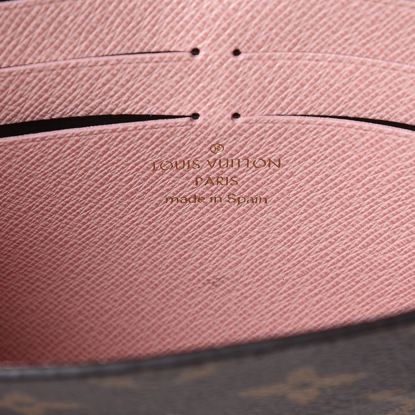 Monogram Jeanne Wallet Rose Ballerine