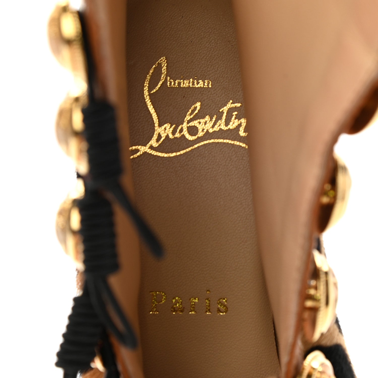 Christian Louboutin Calf Hair Leopard Print Who Dances 85 Ankle Boots 36 Gold Fauve 7 of 11