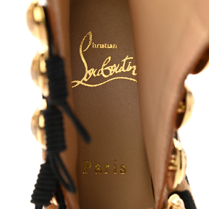 Christian Louboutin Calf Hair Leopard Print Who Dances 85 Ankle Boots 36 Gold Fauve 7 of 11