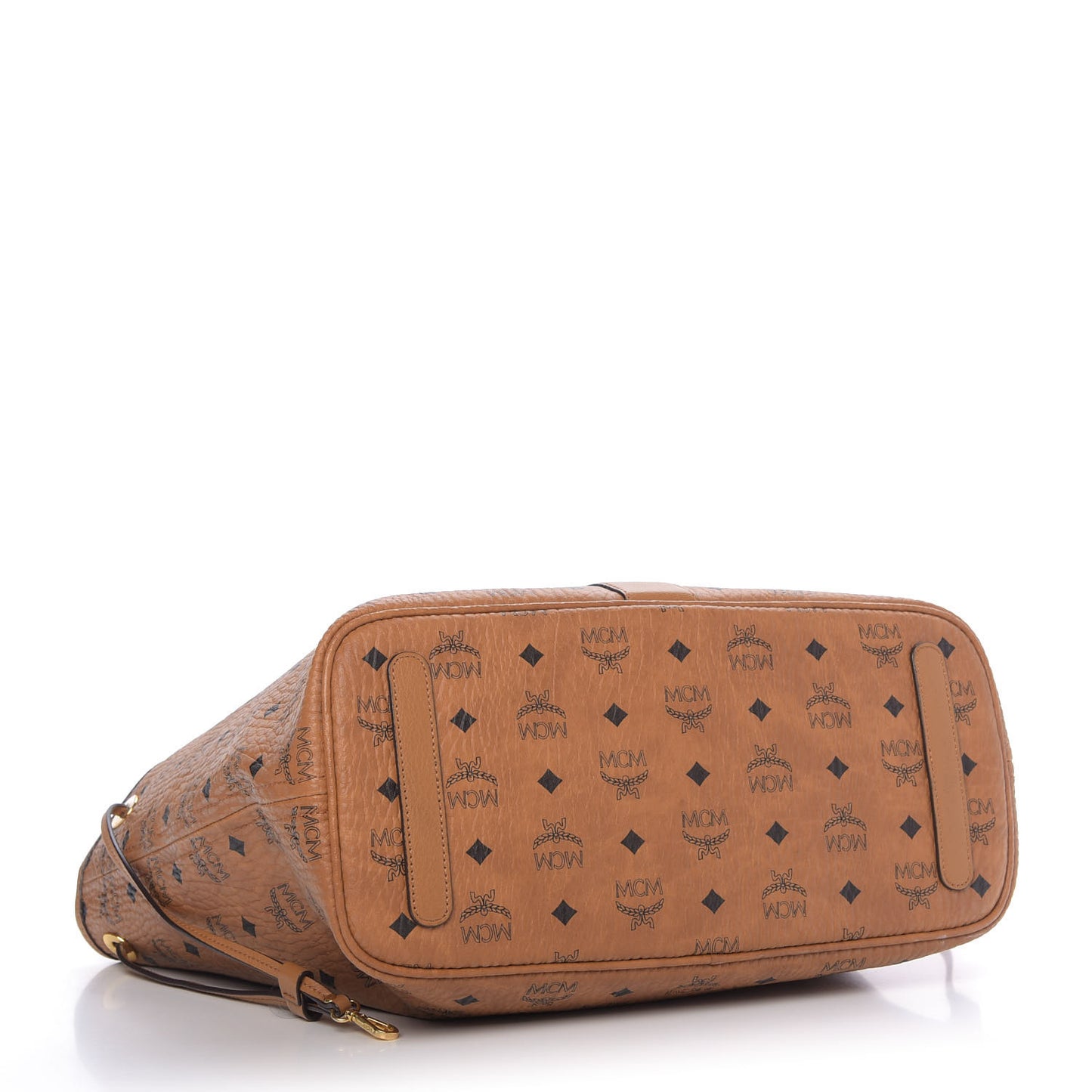 Visetos Medium Liz Reversible Shopper Tote Cognac