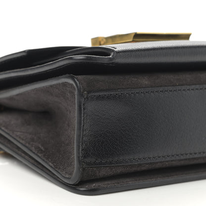 Givenchy Goatskin Suede Mini GV3 Shoulder Bag Black 8 of 10