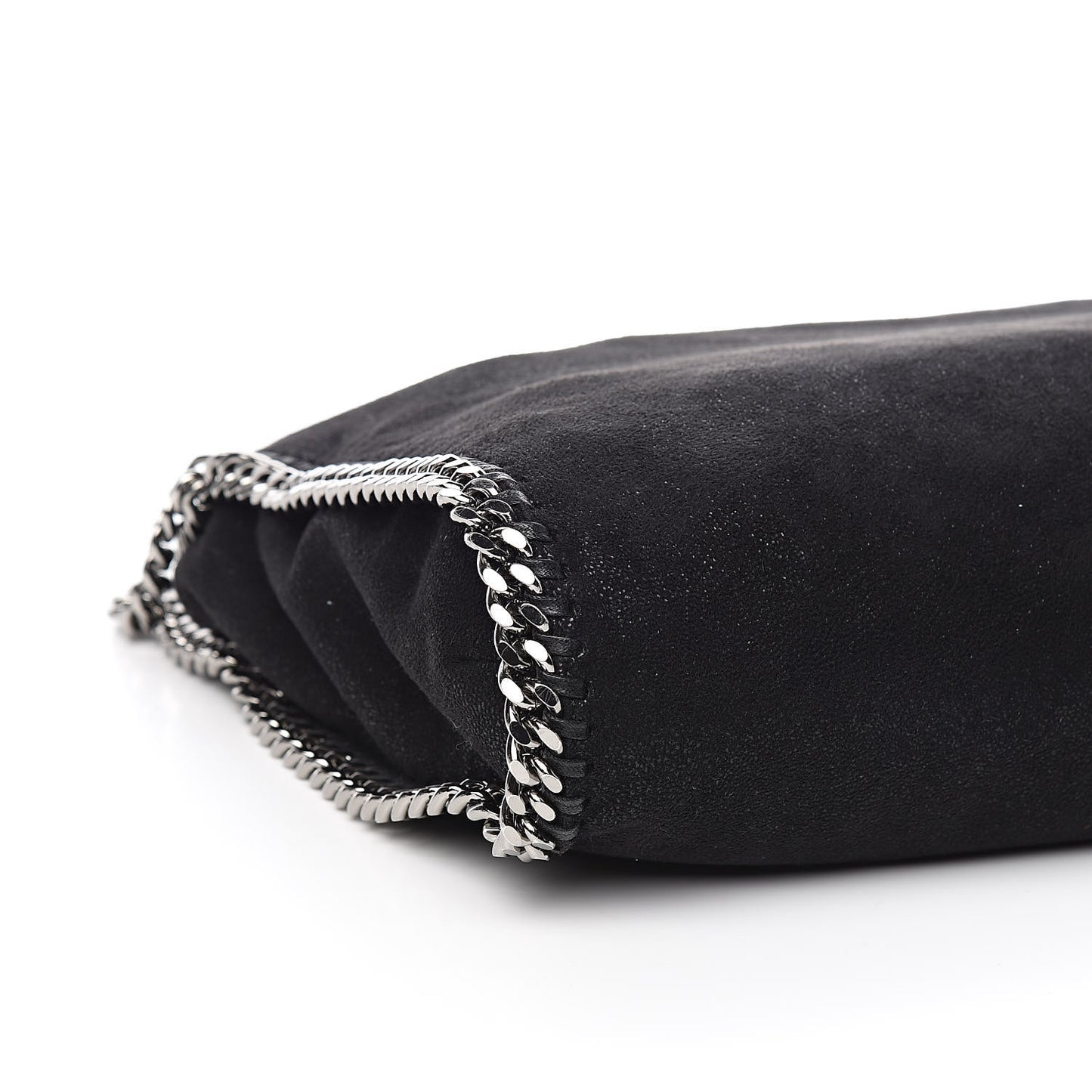 Shaggy Deer Falabella Fold Over Tote Black