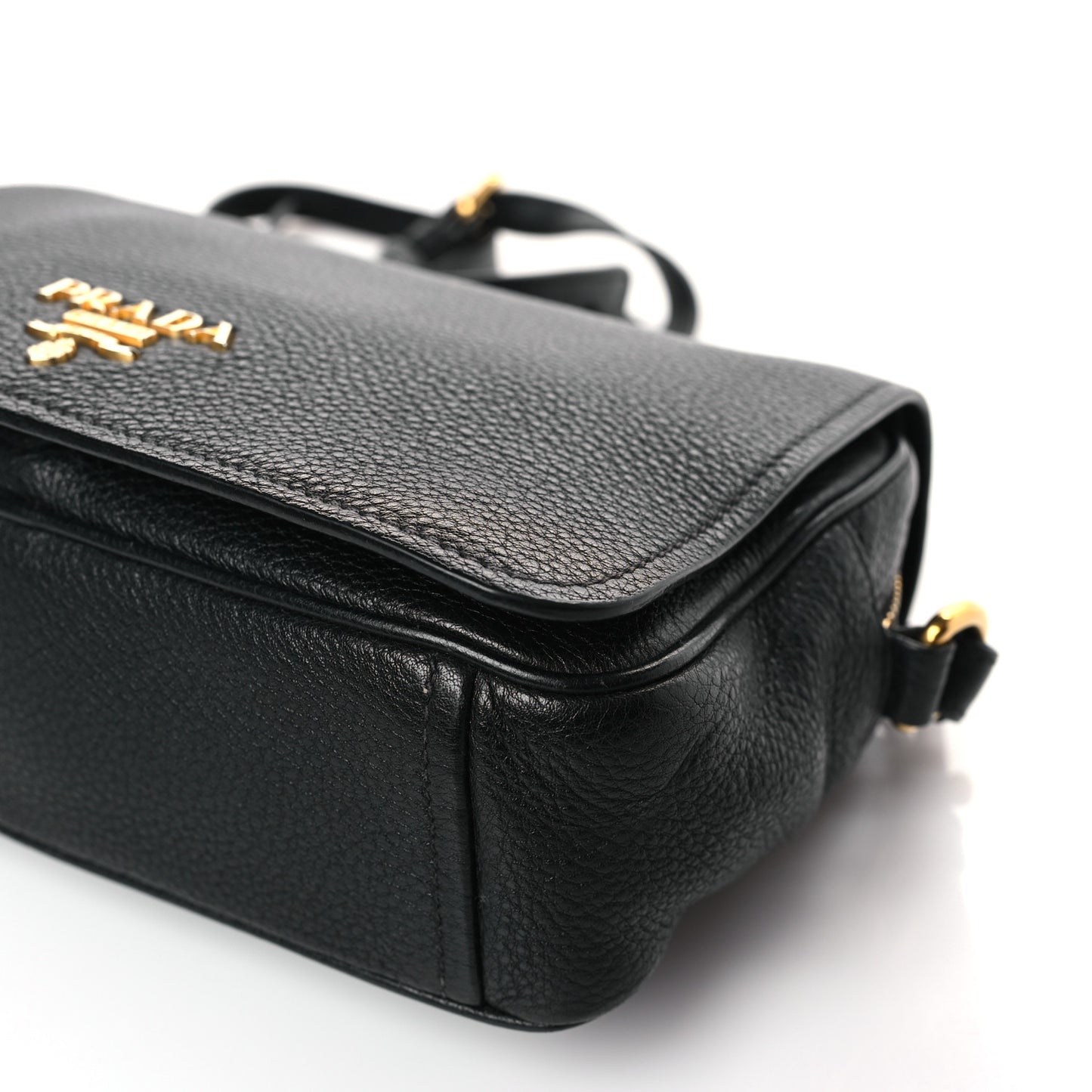 Vitello Phenix Crossbody Bag Black