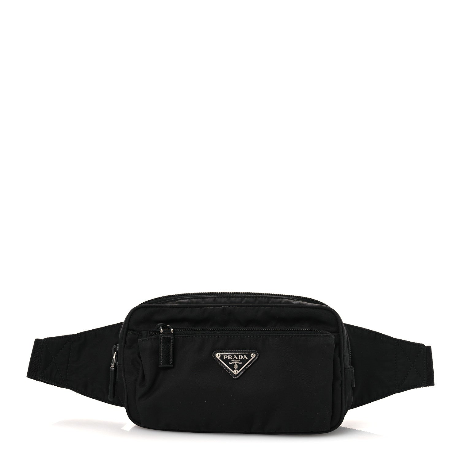 Prada Re-Nylon Saffiano Belt Bag Black 1 of 11