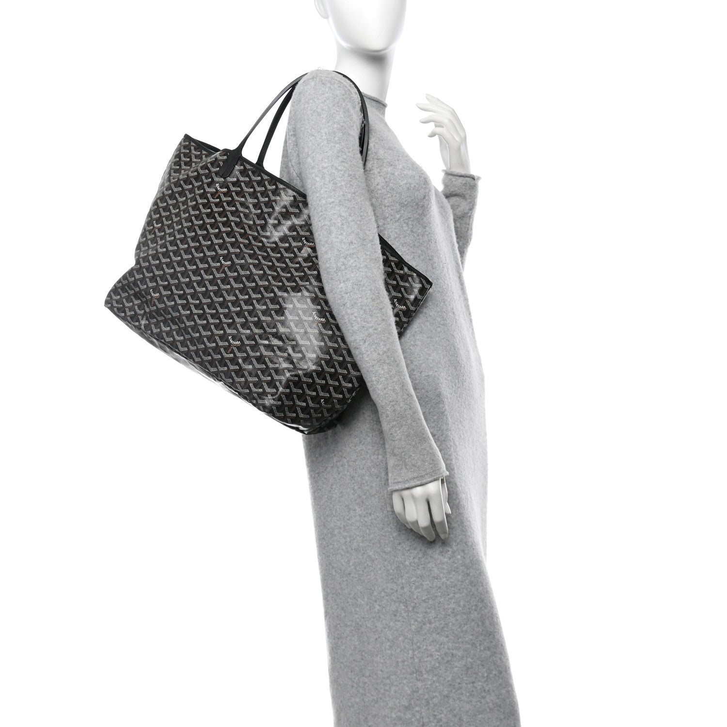 Goyard Goyardine Saint Louis GM Black 2 of 12