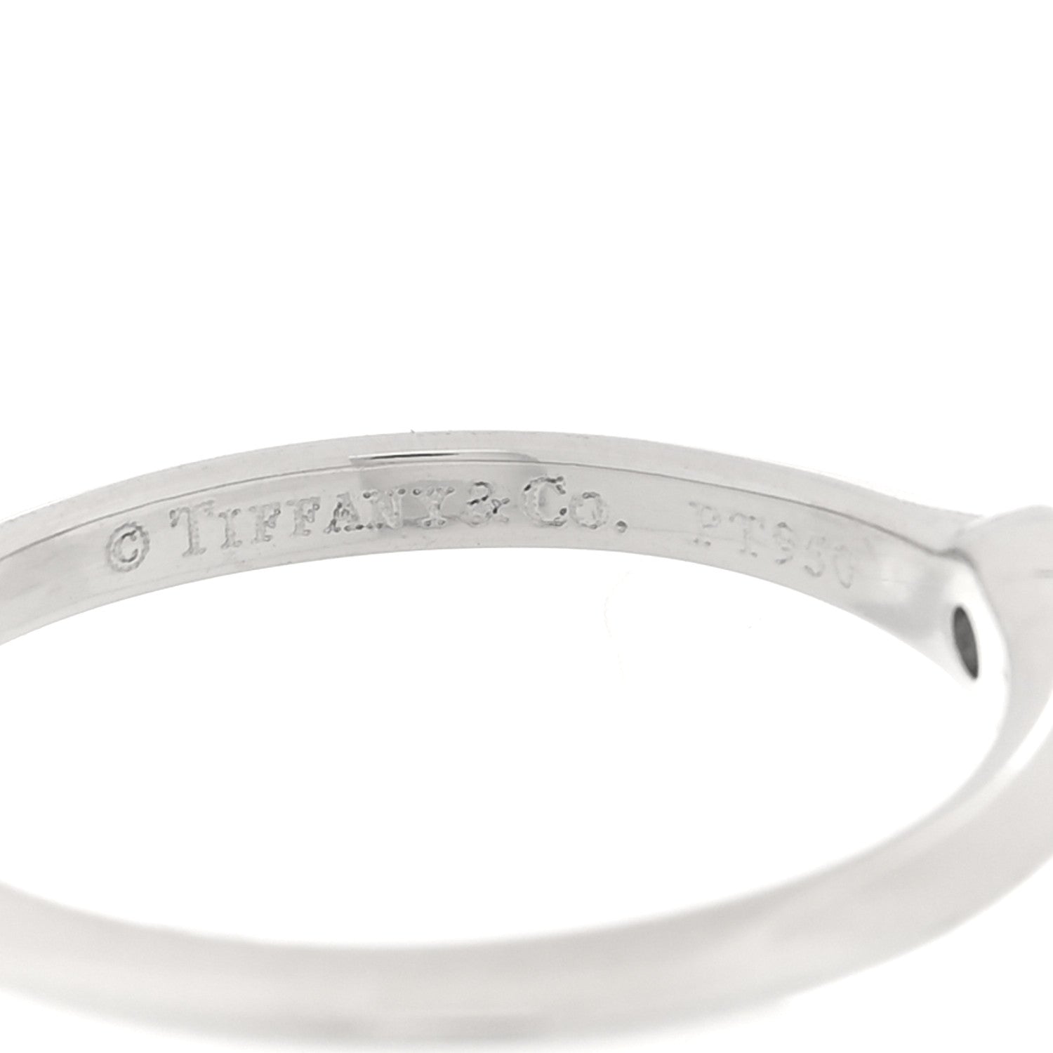 Tiffany Platinum Diamond .24ct Solitaire Engagement Ring 49 5 4 of 5