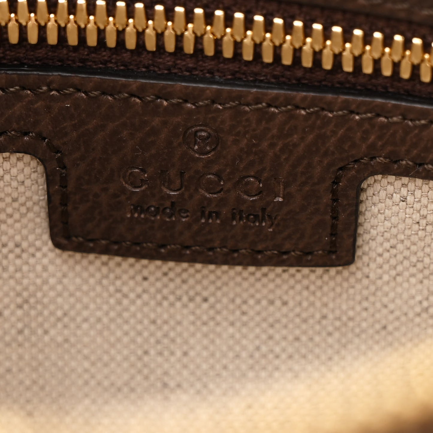 Monogram Jumbo GG Textured Dollar Calfskin Web Messenger Shoulder Bag Camel Ebony New Acero