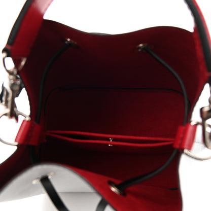 Louis Vuitton Epi Neonoe BB Black White Scarlet 5 of 11