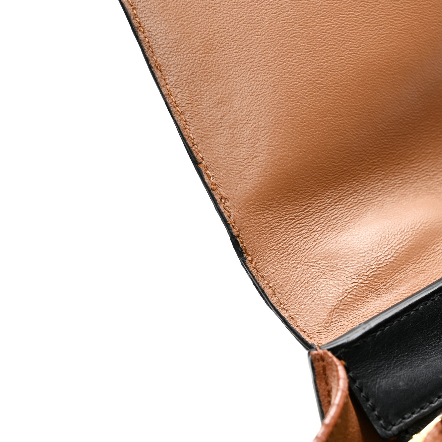 Celine Snakeskin Suede Trapeze Brown 12 of 12