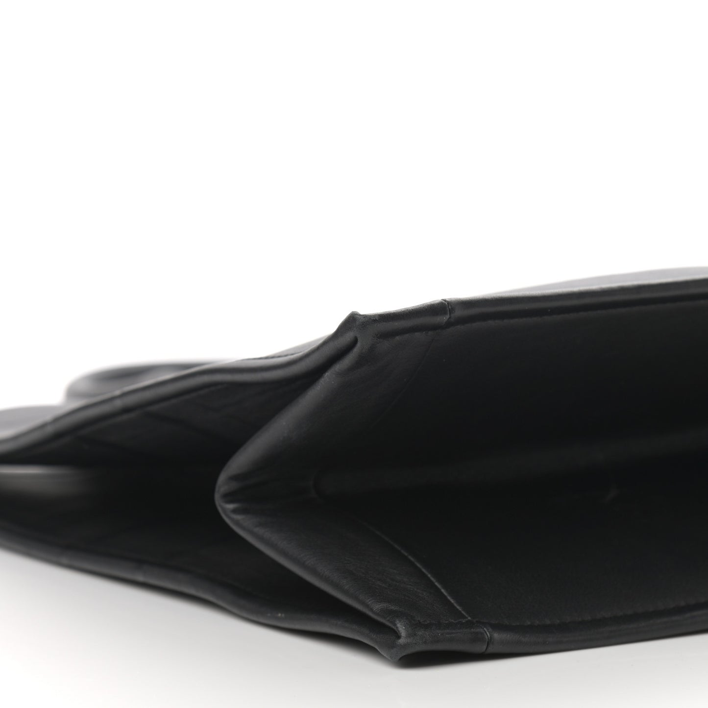 Calfskin Embossed Book Tote Black