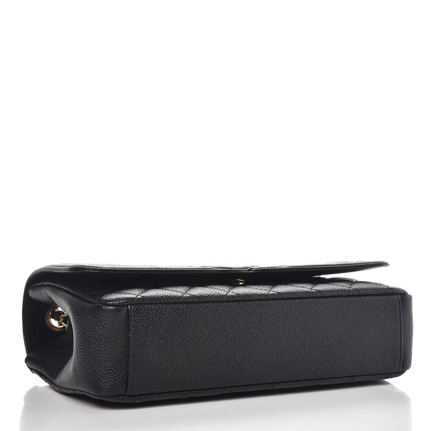 Caviar Quilted Medium CC Filigree Flap Black