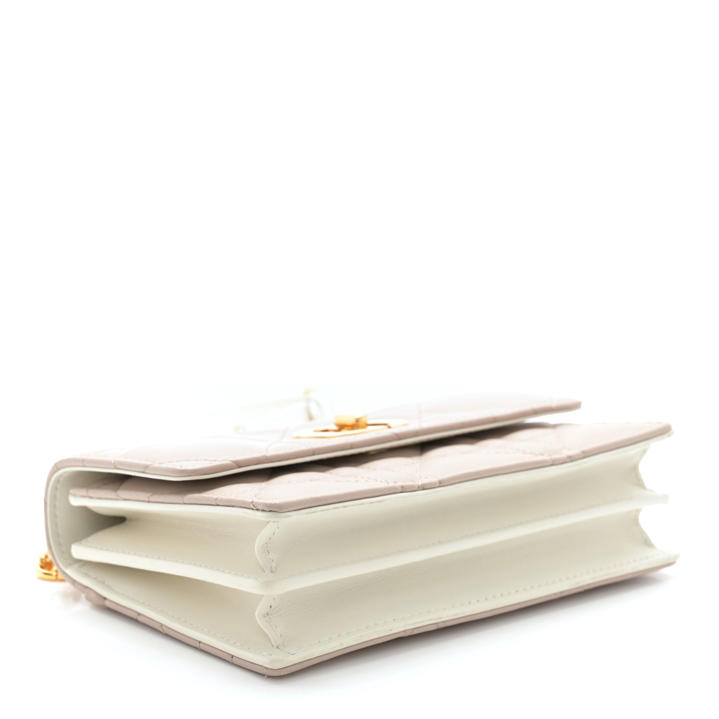 Lambskin Macrocannage Bi-Color Mini Miss Caro Bag Rose Quartz