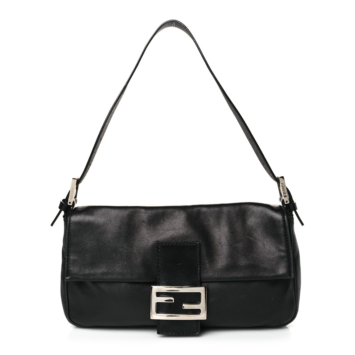 Fendi Nappa Baguette Black 1 of 22