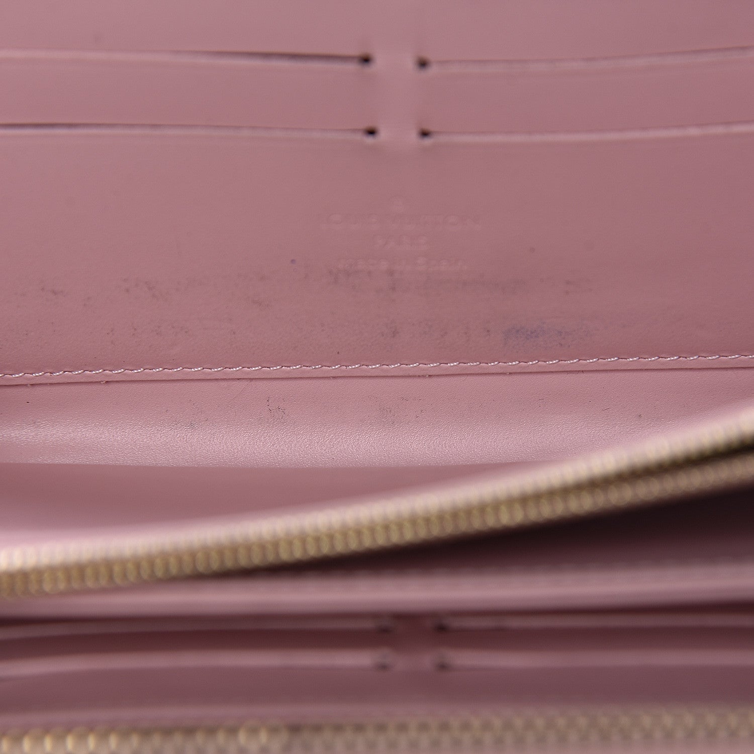 Louis Vuitton Vernis Zippy Wallet Rose Ballerine 13 of 18