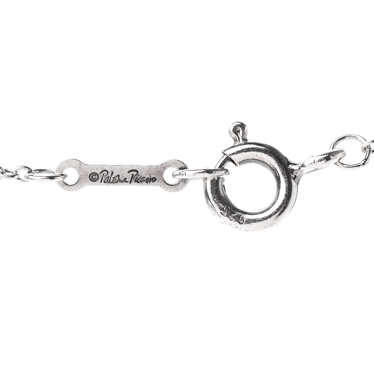 Tiffany Sterling Silver Paloma Picasso Dove Pendant Necklace 5 of 6