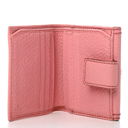 Gucci Calfskin Bamboo French Wallet Pink 4 of 4