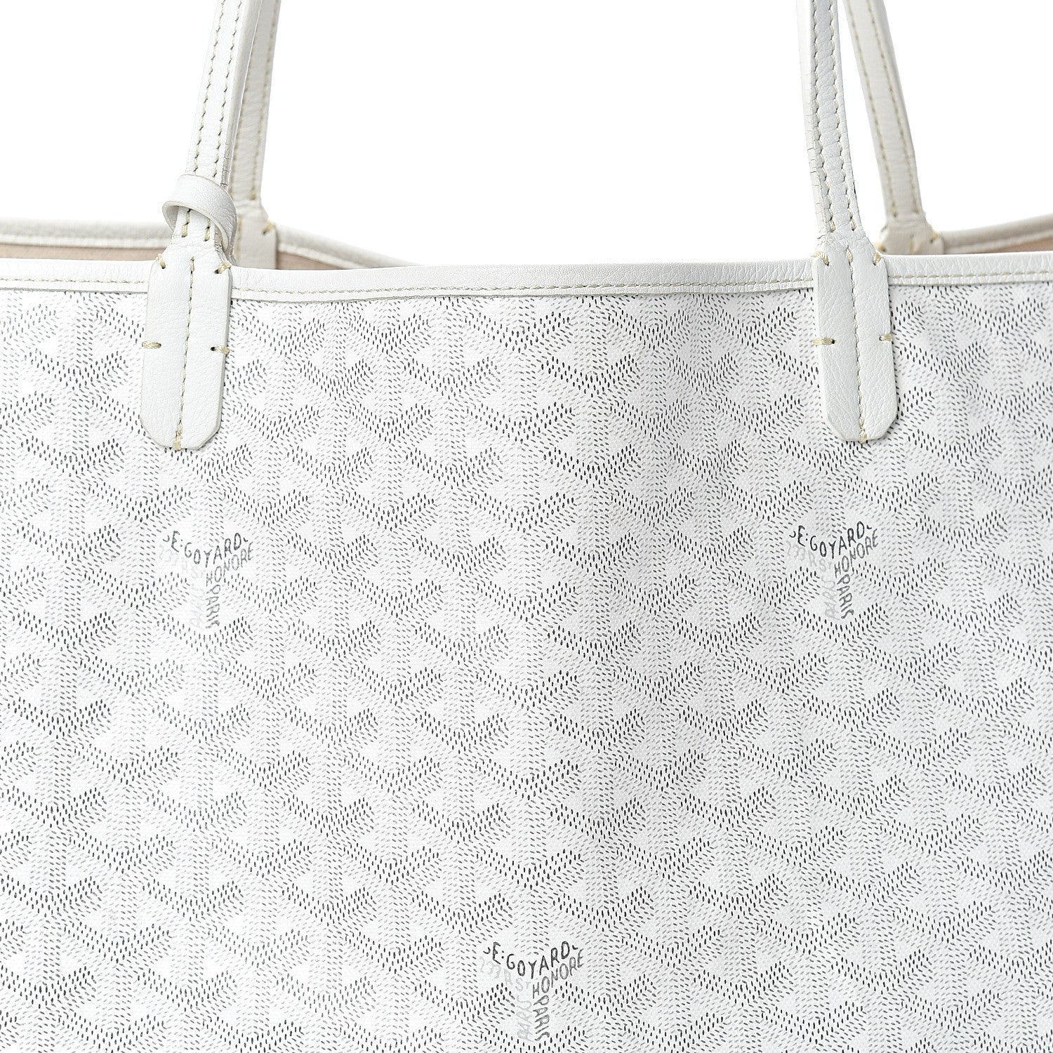 Goyard Goyardine Saint Louis GM White 8 of 18