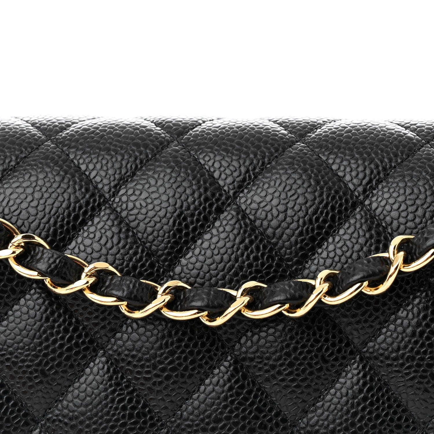 Chanel Caviar Quilted Medium Double Flap Black 8 of 11