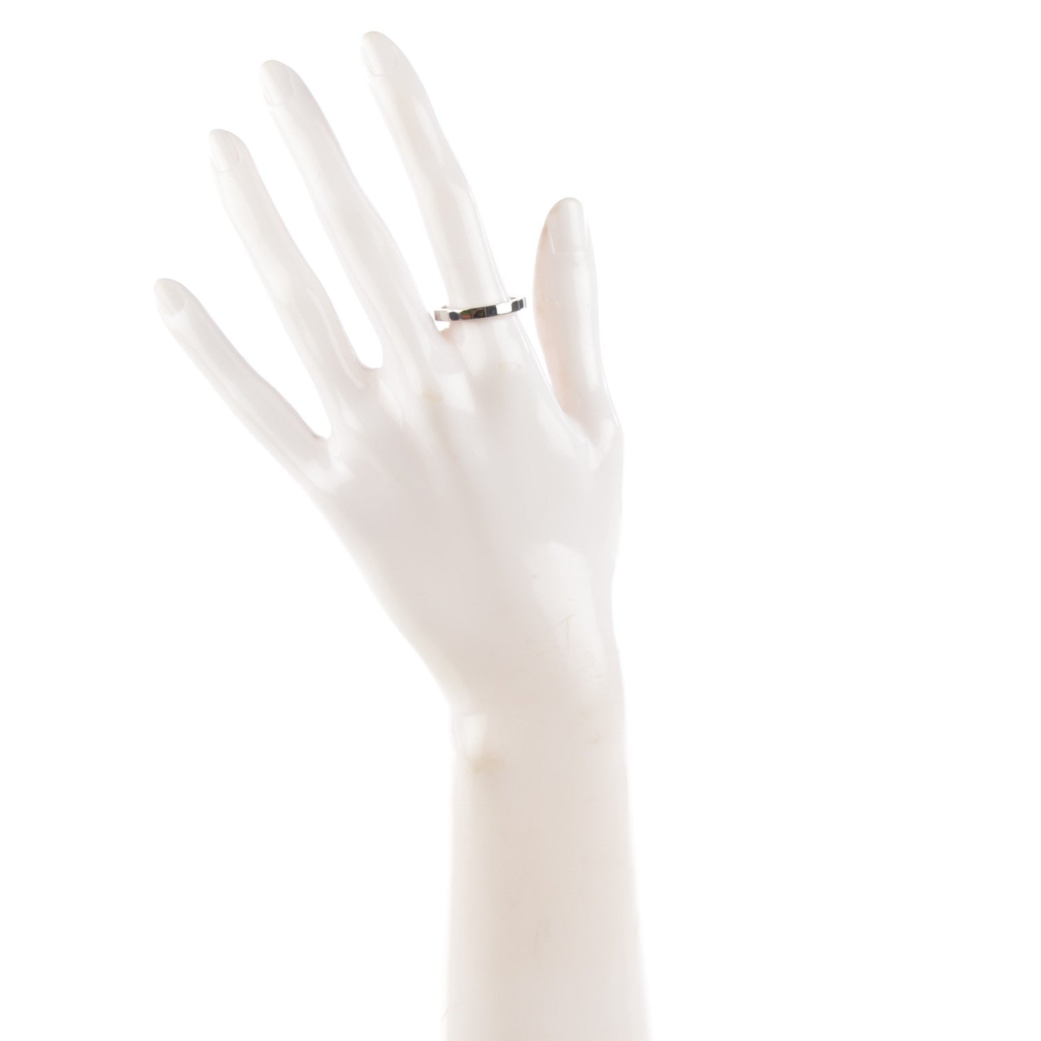 Cartier 18K White Gold Lanieres Ring 59 8.75 2 of 5