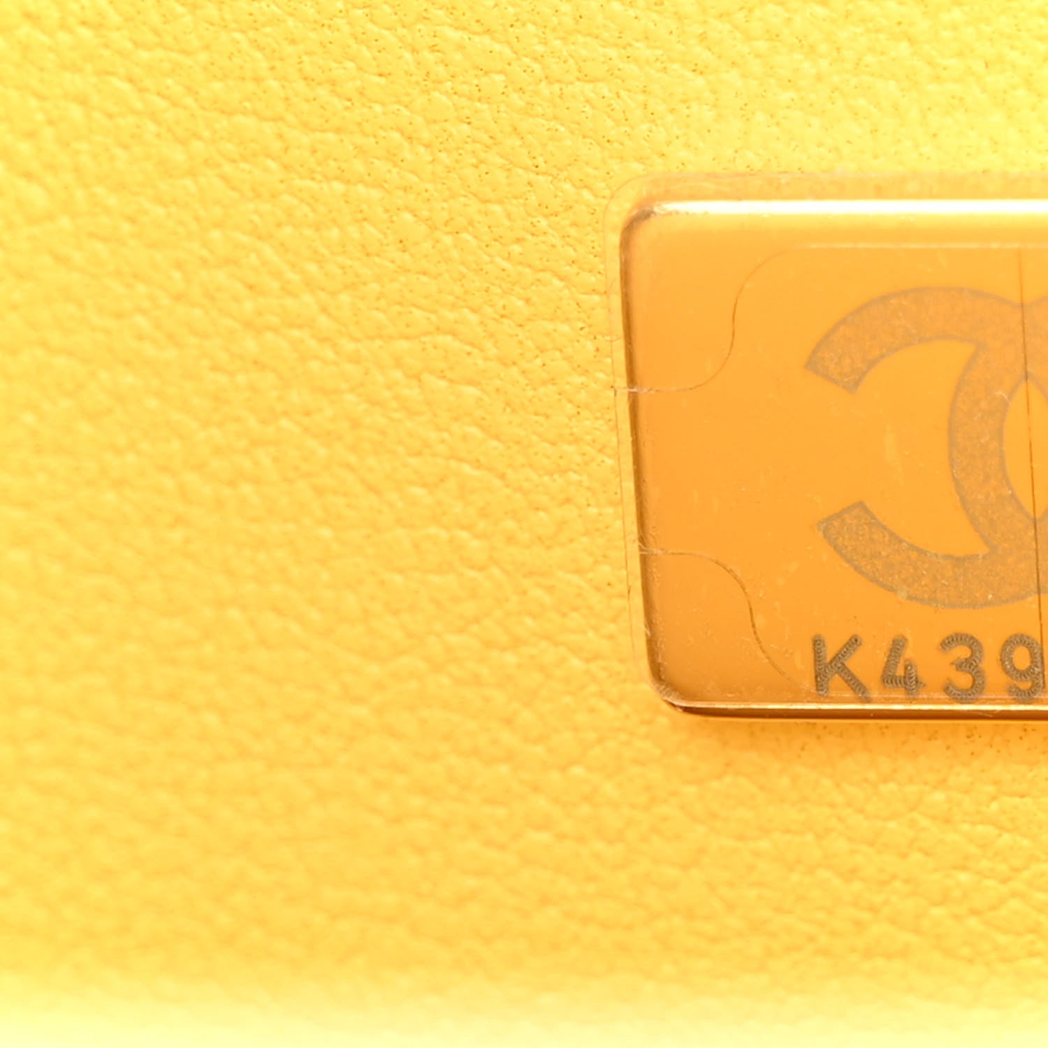 Chanel Caviar Quilted Jumbo Double Flap Yellow 7 of 10