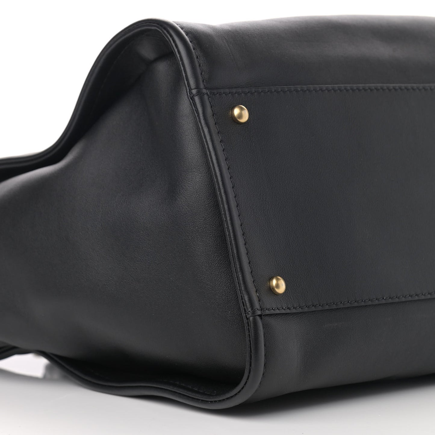 Calfskin Medium Deauville Tote Black Multicolor