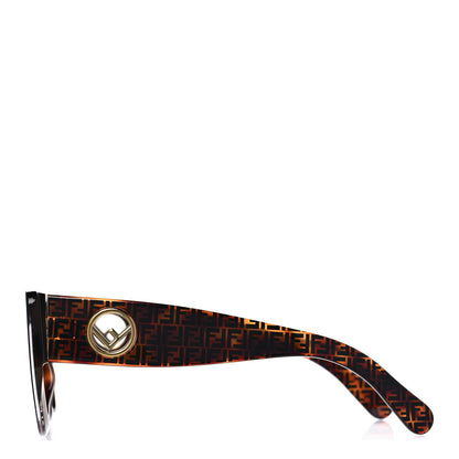 Fendi Acetate F is Fendi FF 51mm Cat Eye Sunglasses 0327/S Tortoise Camouflage 3 of 7